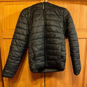 Cat & Jack Kids Black Winter Puffer Jacket Size Large (girls)